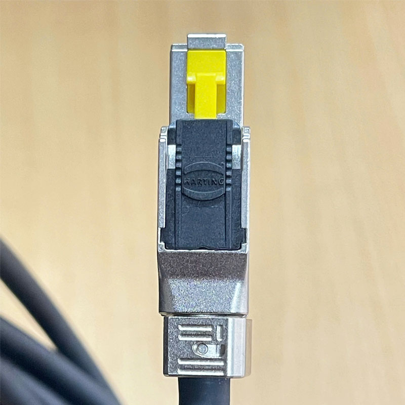 Cáp EKRK 134123 REV.02 FA_14391611 AVT Camera Right Angle Hirose HR10A-10P-12P(73) 12 Pin Female to RJ45 Male Dài 6M For Industrial Camera Cable
