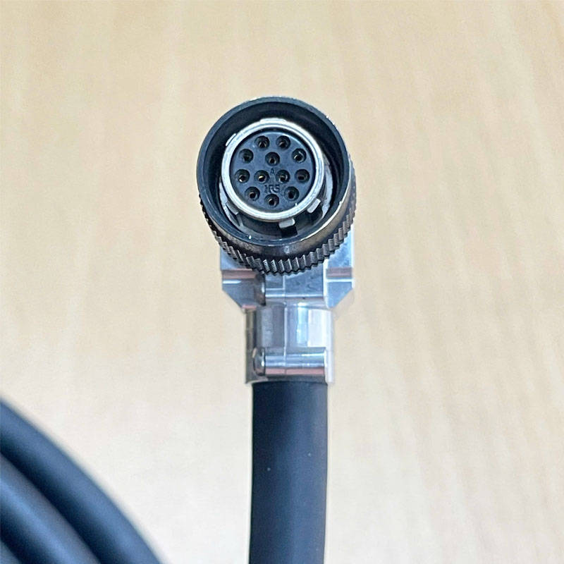 Cáp EKRK 134123 REV.02 FA_14391611 AVT Camera Right Angle Hirose HR10A-10P-12P(73) 12 Pin Female to RJ45 Male Dài 6M For Industrial Camera Cable