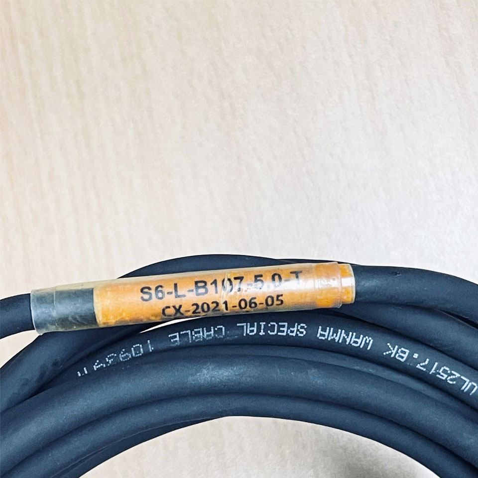 Cáp S6-L-B107-5.0-T Servo Motor Power Cable With Brake Dài 5M For INOVANCE