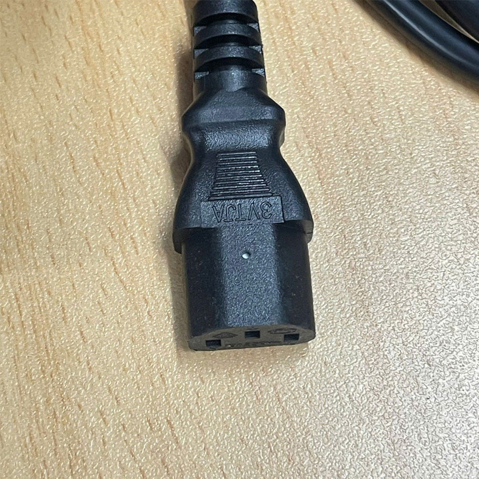 Dây Nguồn 2 Chân Tròn 2 Chấu Shimadzu 3VTJ2 3VTJA European Schuko Power Cord CEE 7/7 to IEC320 C13 16A 250V 3x1.0mm² Length 3.6M