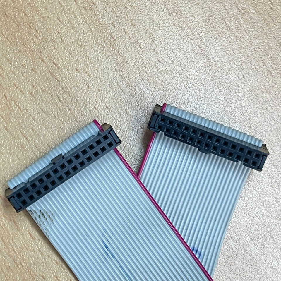 Cáp IDC Flat Ribbon 26-Pin 2x13 Female to Female Dài 1M IDC Pitch 2.54mm - Cable Pitch 1.27mm For HMI Panel CMC CNC PLC