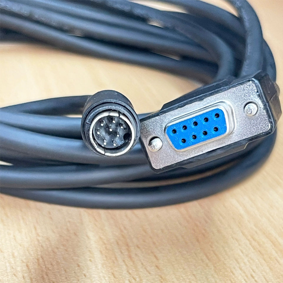 Cáp Kết Nối RS232C DZ252 Cable Mini Din 8 Pin to D-Sub DB9 Female Dài 5M  For SONY/LT10/LT11/LT20/LT / LY /