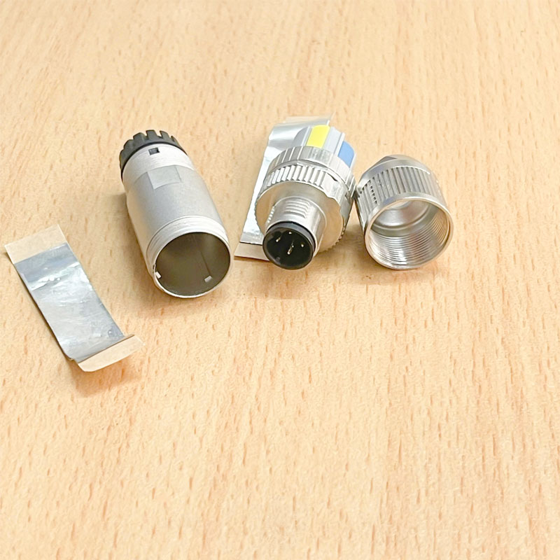 Đầu Nối M12 Phoenix Contact SACC-M12MSD-4PN SH D-Code 4 Pin Male Circular Connector