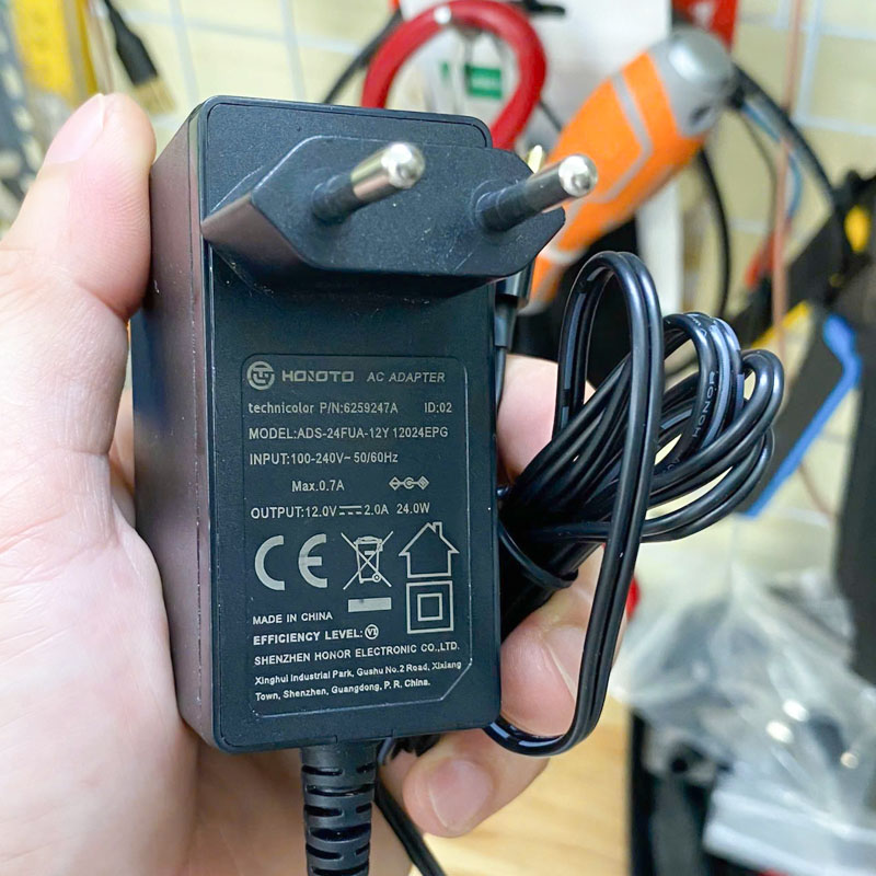 Chuyển Nguồn Adapter HOIOTO 12V 2A ADS-24FUA-12Y 12024EPG Connector Tip Size Type-C Replacement Microtech JHD-AP025E-120200BA-A For Microtech