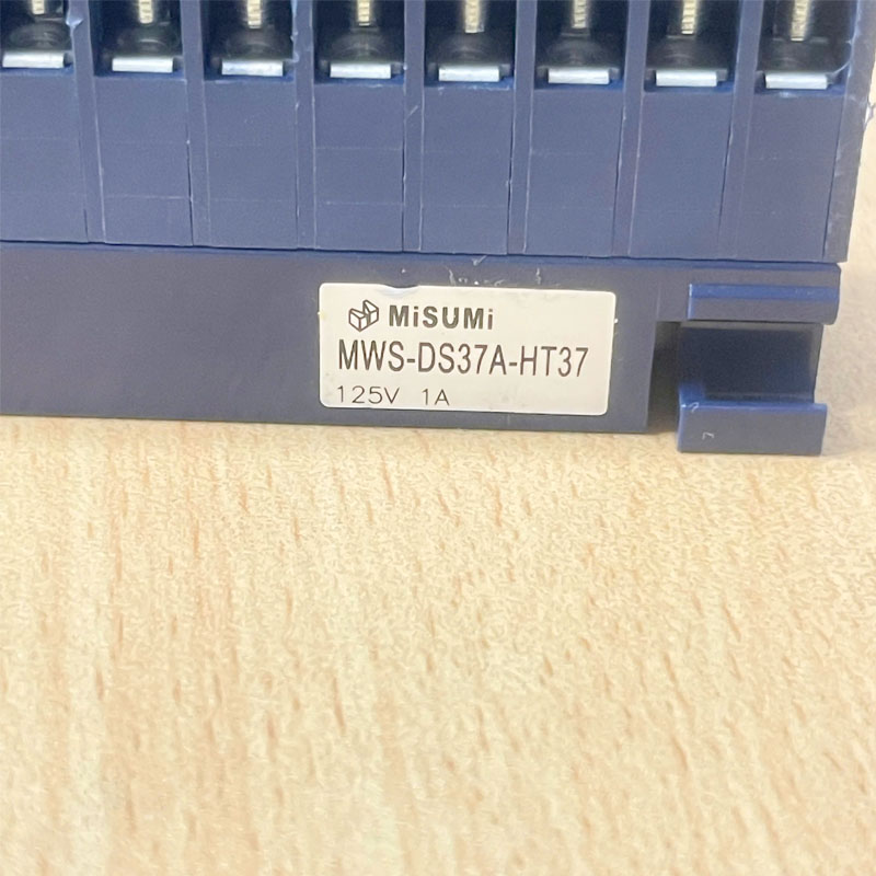 Cầu Đấu Original MISUMI MWS-DS37A-HT37 37 Pin D-Sub Connector Male Terminal Unit Relay Terminal Block Din Rail