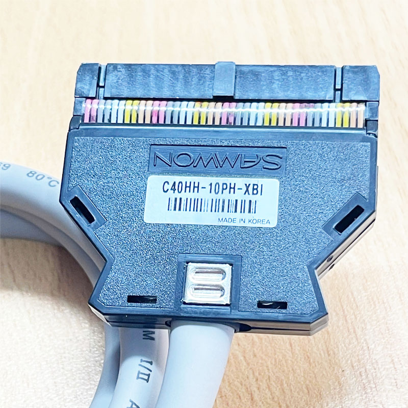 Cáp I/0 C40HH-10PU-XBI IOLINK SAMWON Dài 1M PLC Connection I/O Cable IDC 40 Pin to IDC 40 Pin For PLC Mitsubishi Q Series