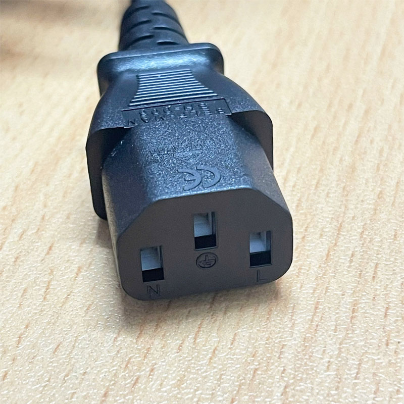 Dây Nguồn Australia & China Chuẩn 3 Chân Chéo Tam Giác SELF MAN SH-051 SH-006 10A 250V AC Power Cord GB2099 to C13 10A 250V 3X0.75mm Dài 1.8M