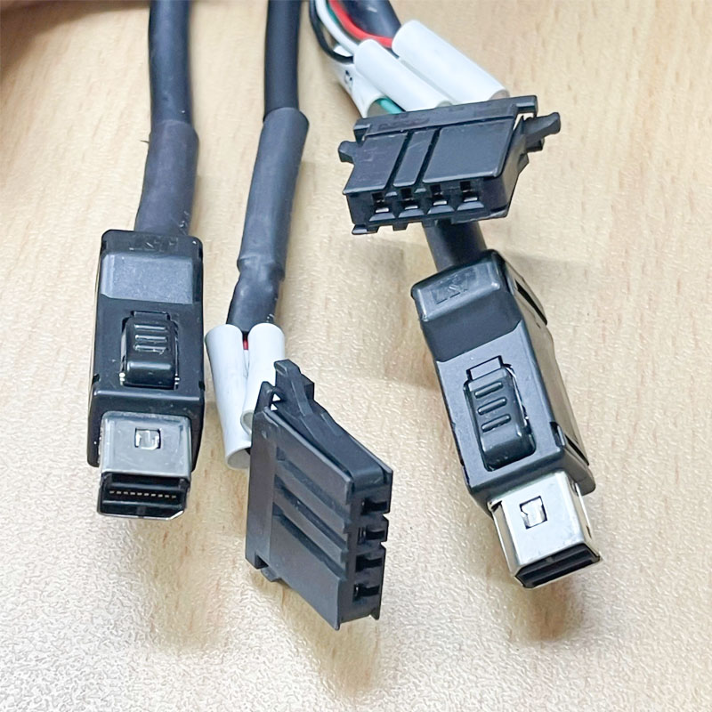 Cáp SMAC E/P Linear 5M DB26 Pin 3 Row to 2 ENCODER L AXIS JST AND 2 POWER L AXIS