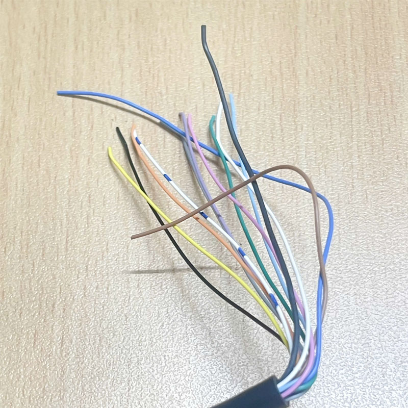 Cáp Điều Khiển KEYENCE 957KM02 Hirose HR10A-10TPA-12S(73) 12 Pin Male to 12 Core Open End Dài 5M For Sensors From Keyence E81221 TT SR-1000 SR-2000