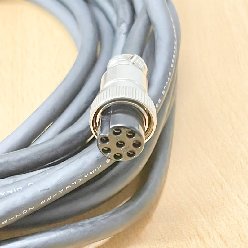 Cáp Connector Plug Hirose 12 Pin Female HR10A-10P-12S(73) to Connector GX16 8 Pin Female Circular Dài 5M