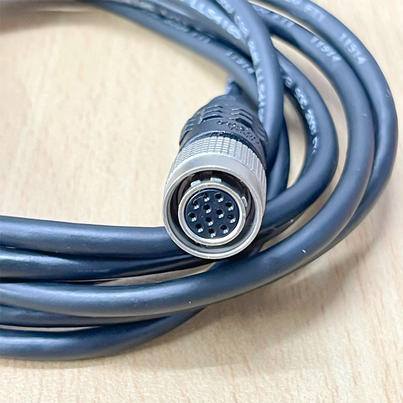 áp Hirose 12Pin Female HR10A-10P-12S to Leadwires I/O Cable Connect Witch camera Sony, camera Dalsa and camera Basler Length 2M
