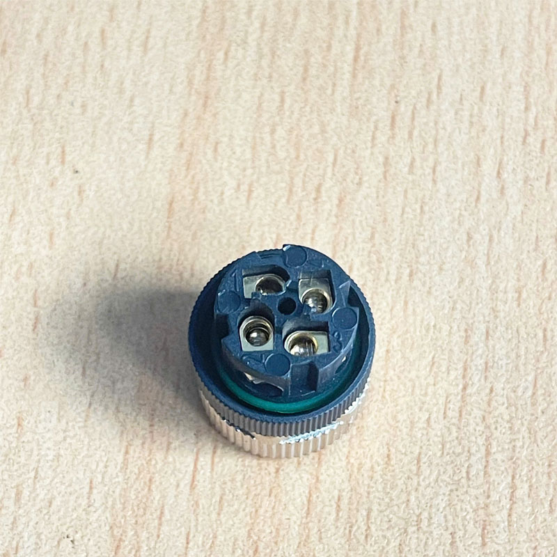 Đầu Nối Cảm Biến Circular Connectors M12 Female Straight Plug 4 Pin Female A Code Screw Contacts