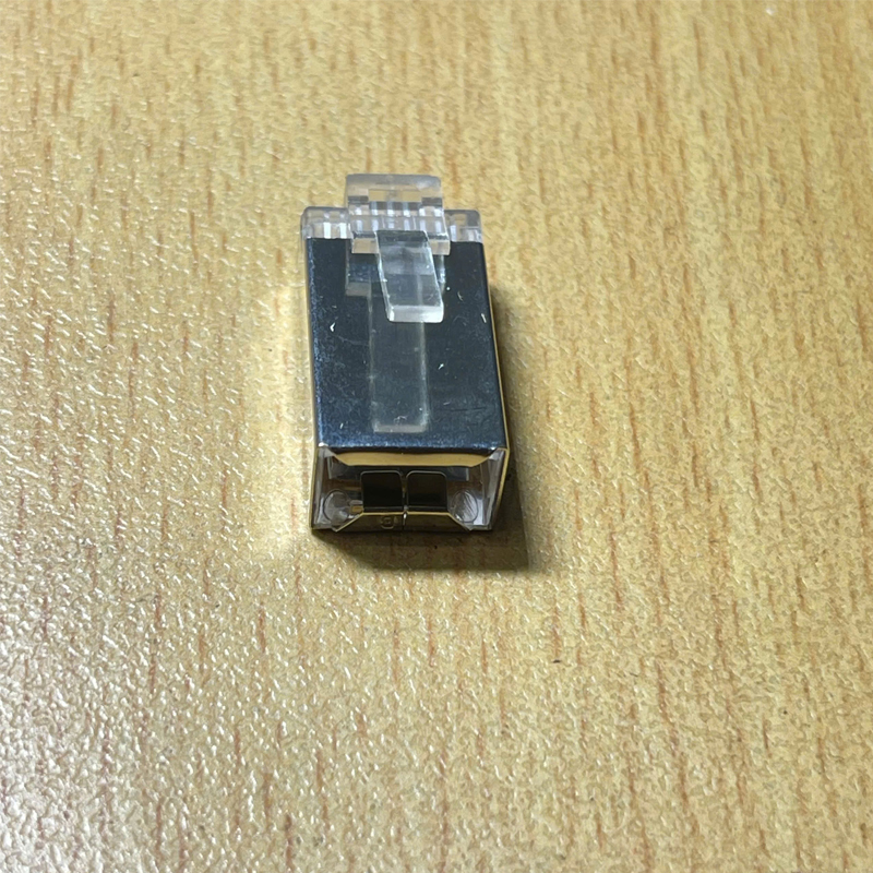 Đầu bấm R48/RJ50 bọc sắt 10P10C SFTP RJ48/RJ50 Shielded Modular ...