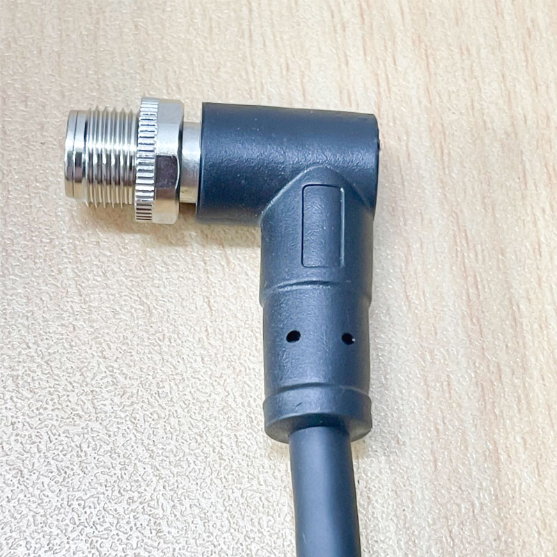 Cáp XC-M12EN-M8SR-10M-R 6H 20221230-A Dài 10M Cable M12 X-Coded 8 Pin Male 90 Degree to RJ45 GigE Vision CAT6 High Flex Ethernet Cable TAIYO E67648-WH 4P X 26AWG For Machine Vision Cognex DataMan 150/260 Series