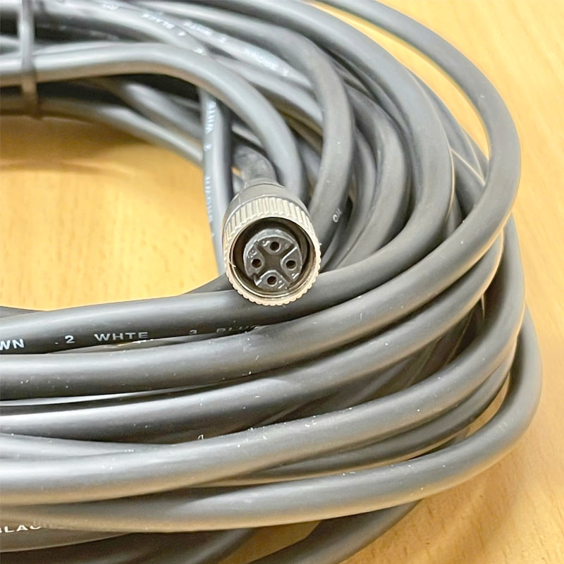 Cáp truyền động cảm biến M12 A-Code 4 Pin âm dương Dài 15M- M12 A-Coded Straight Female to Male 4 Pin Dual Connector