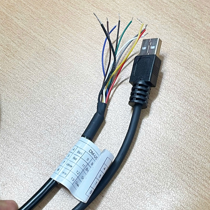 Cáp DM-USBIO-00 Cable USB to DB15 HD VGA Female + I/O Cable Dài 2M For Cognex DataMan DM50 DM60 DM70 DM150 DM-150S Barcode Reader