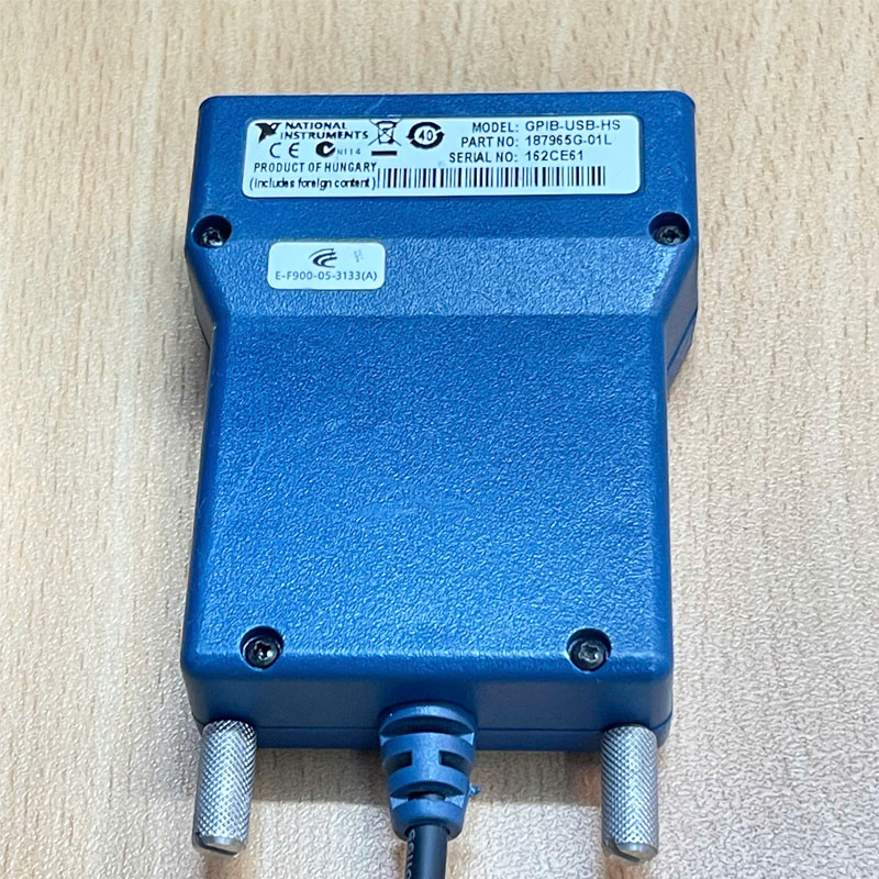 Cáp Chuyển NATIONAL INSTRUMENTS GPIB-USB-HS 187965G-01L Cable USB to GPIB Dài 2.5M For Máy Đo KEYSIGHT E4980A LCR Meter 20HZ-2mHz Hàng Tháo Thiết Bị