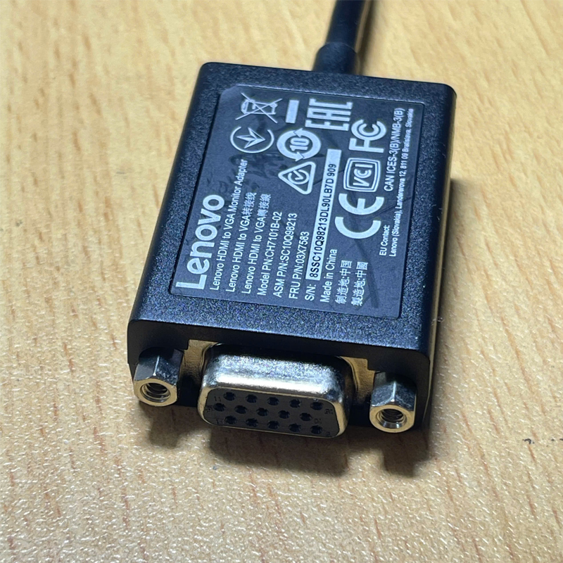 Cáp chuyển đổi cổng HDMI ra cổng VGA Lenovo CH7101B-02