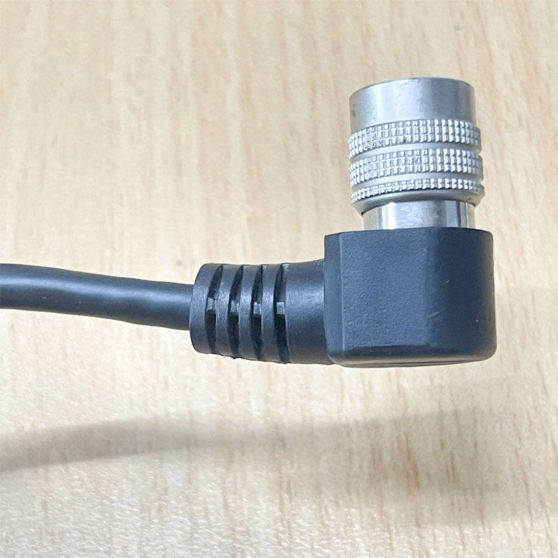 Cáp SHIN HWA  12 Pin Hirose Male HR10A-10J-12P(73) to Female HR10A-10P-12S(73) Right Angle Dài 7M For Sony Hitachi Panasonic Basler Hikvision Industrial Camera