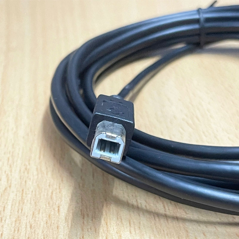 Cáp Lập Trình USB 2.0 Type A Male To Type B Male 3.5M For Printer PLC HMI Colour Black