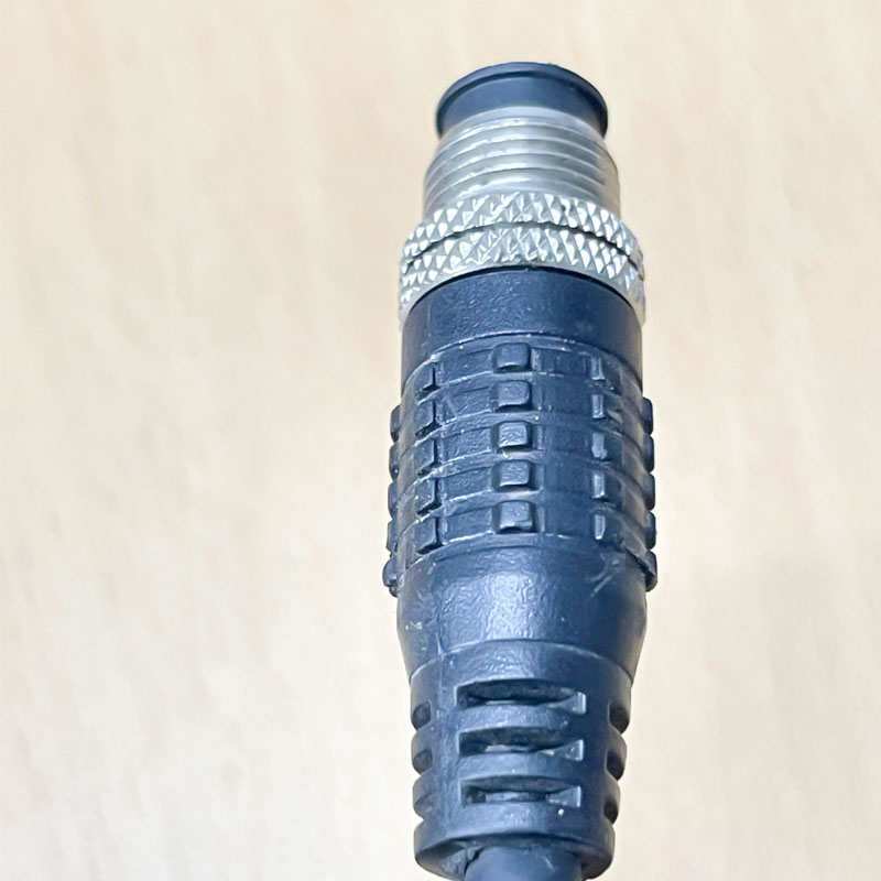 Cáp M12EN-M8SR-5M D202009 Dài 5M M12 A-Code 8 Pin Male to RJ45 Ethernet Cable For Cognex Industrial Barcode Camera Reader Hàng Original Theo Thiết Bị