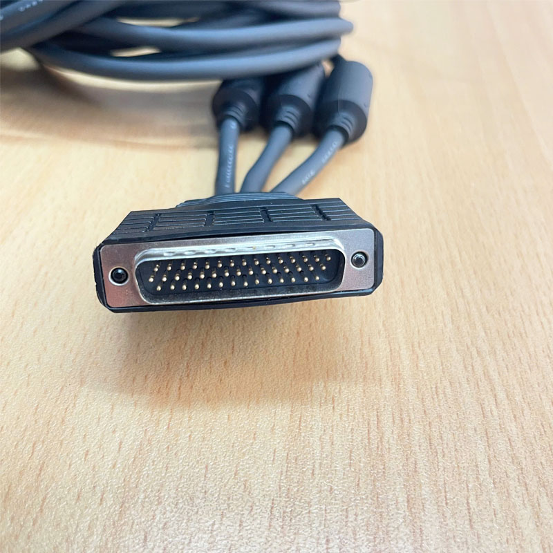 Cáp DR3ch-T1S-MC4-3m DB44 Plus 44 Pin Male to 3 Camera Hirose 12 Pin Female HR10A-10P-12S(73) Video Splitter Cable Dài 3M For CCD Machine Vision Camera Cable