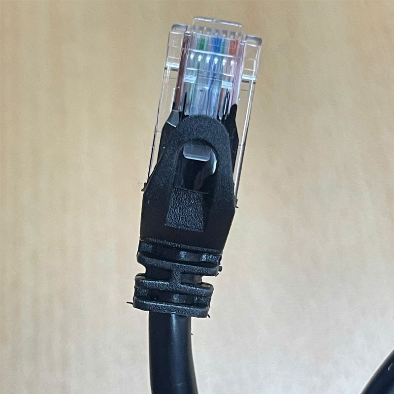 Dây Nhảy CAT5E UTP Patch Cord Ethernet 10/100/1000 Cable 4PR 24AWG RJ45 to RJ45 Colour Black Length 1.5M