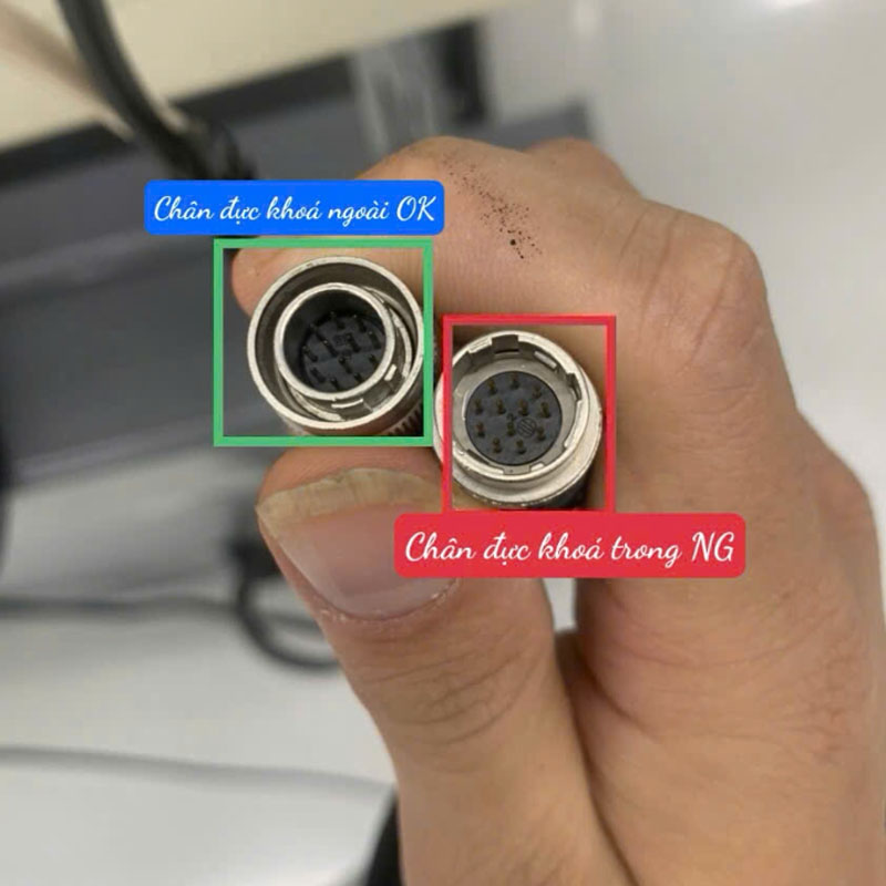 Cáp 12 Pin Hirose Male HR10A-10J-12P(73) to Female HR10A-10P-12S(73) Dài 3.9M For Industrial Camera