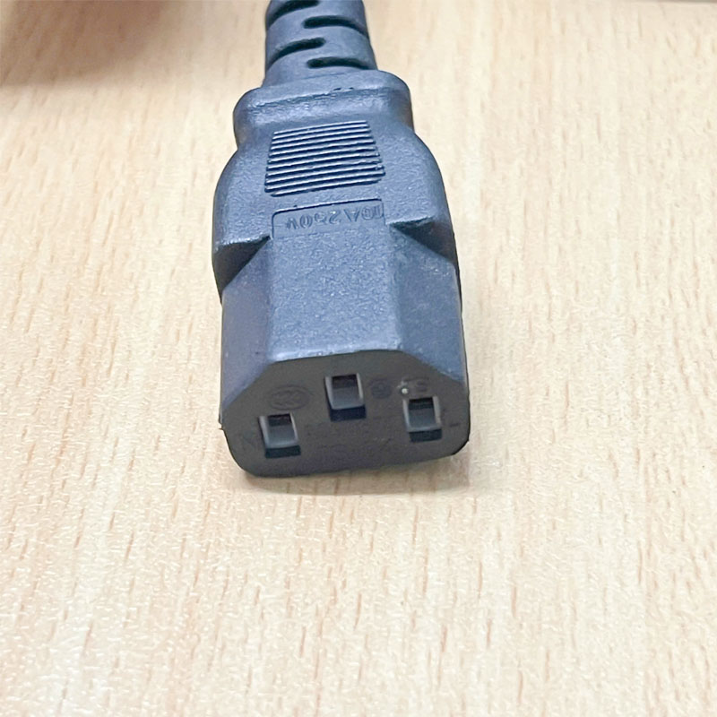 Dây Nguồn 3 Chân Chéo Chuẩn China & Australia GB2099 to C13 10A 250V 3x1.0mm² 300/500V A090674 IEC 53(RVV) Dài 3M For Computer, Switch L2 L3, Cisco Firewall