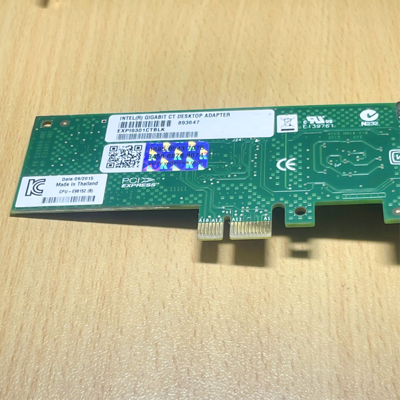 Card Mạng Intel EXPI9301CTBLK Gigabit PCI-E Network Adapter 10/100/1000Mbps PCI-Express 1Port