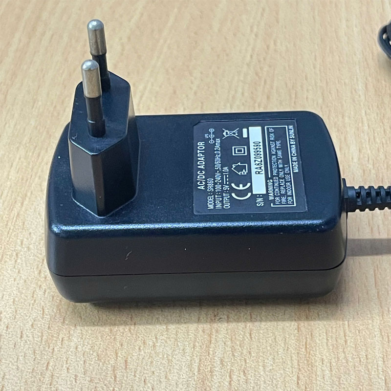 Adapter 5V 1A SR860 DC + ---C--- Connector Size 5.5mm x 2.1mm For Barcode Scanner Symbol Zebra Motorola