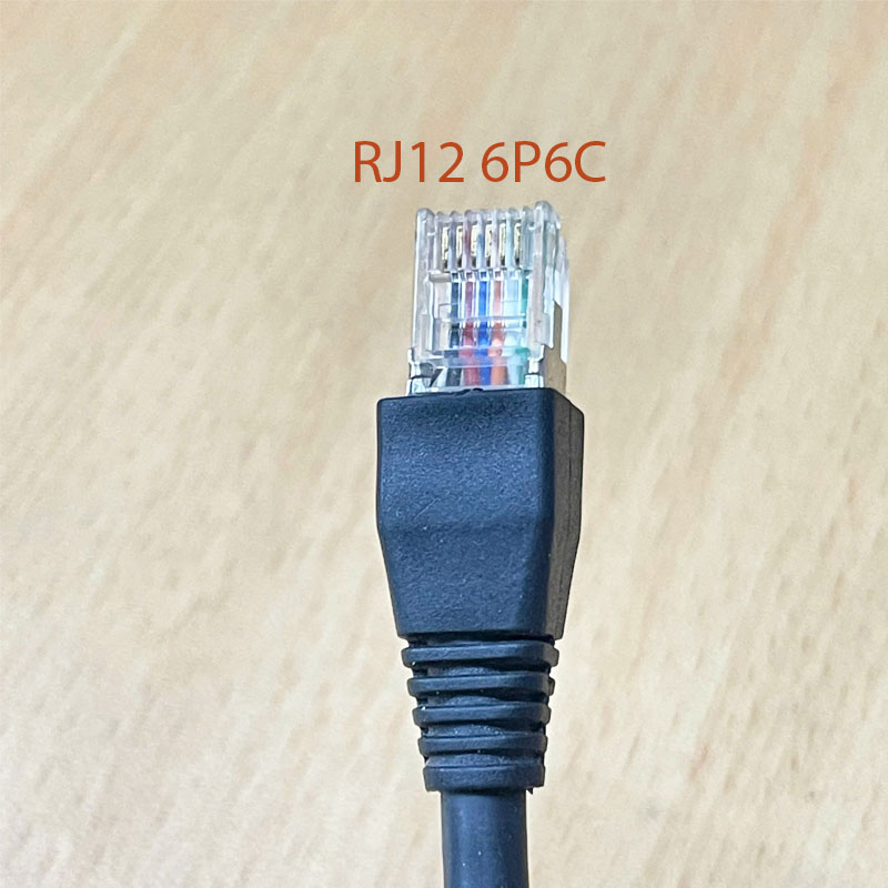 Shielded Rj12 Cáp Camera Hanwha RJ12 6P6C SHIELDED to RJ45 8P8C SLA-T2480V Dài 15M