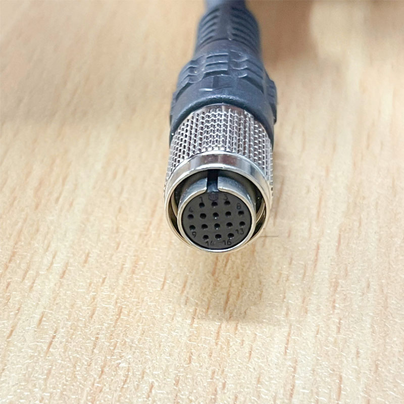 Cáp Điều Khiển KEYENCE LK-GC20 Cable MDR 14 Pin to Hirose 16 Pin HR25-9TR-16S Dài 2M For Laser Sensor Head Controller Cable for LK-G3000 Series