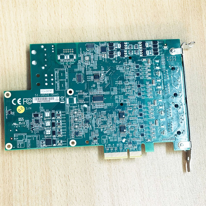 Card Mạng ADLINK PCIe-GIE74Px4 GigE Vision Power over Ethernet Frame Grabber Video CaptureCards 4 Port Intel(R) I210 Gigabit Network Jumbo Packets up to 9014 Bytes