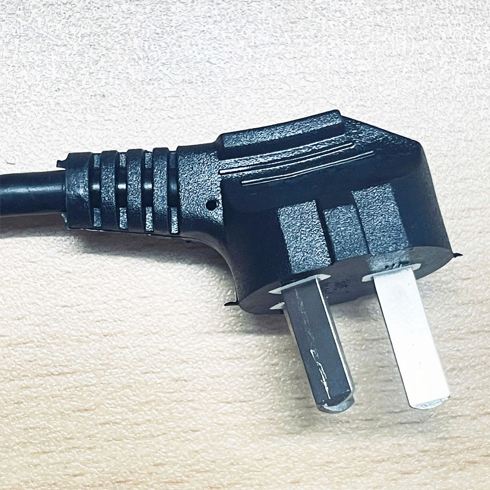 Dây nguồn 3 Chấu Chuẩn Chéo Vuông Góc  AC Power Cord Australia & China IEC60320 IEC C5 10A 250V 3X0.75mm Length 1.3M