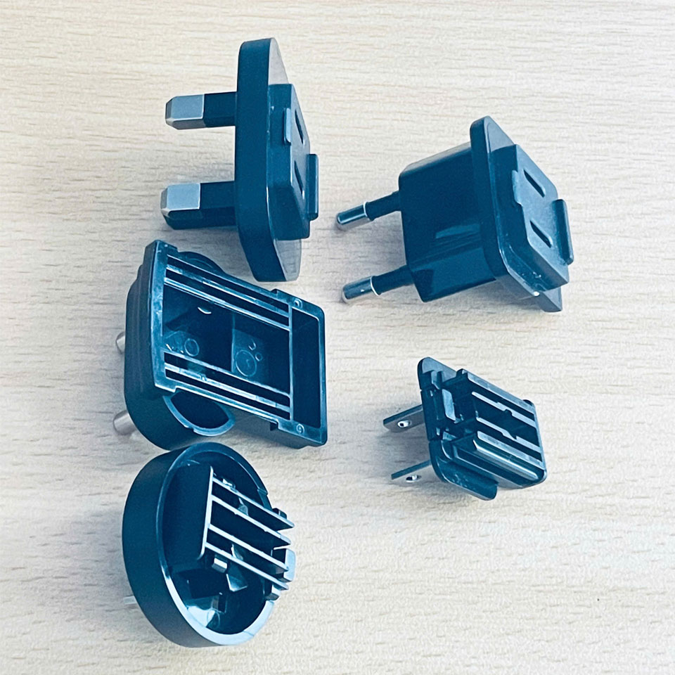 Đầu Phích Cắm Trượt US UK EU AU Plug Slide Attachment For APD Asian Devices APD2 WB-10G05R WA-24Q12R Adapter