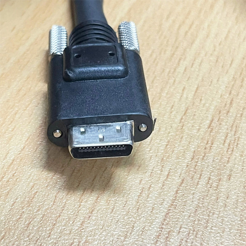 Cáp Camera Link Cable SDR 26 Pin Male Plug to SDR 26 Pin Male Plug Black Dài 8M For Insdustrial Camera Machine Vision