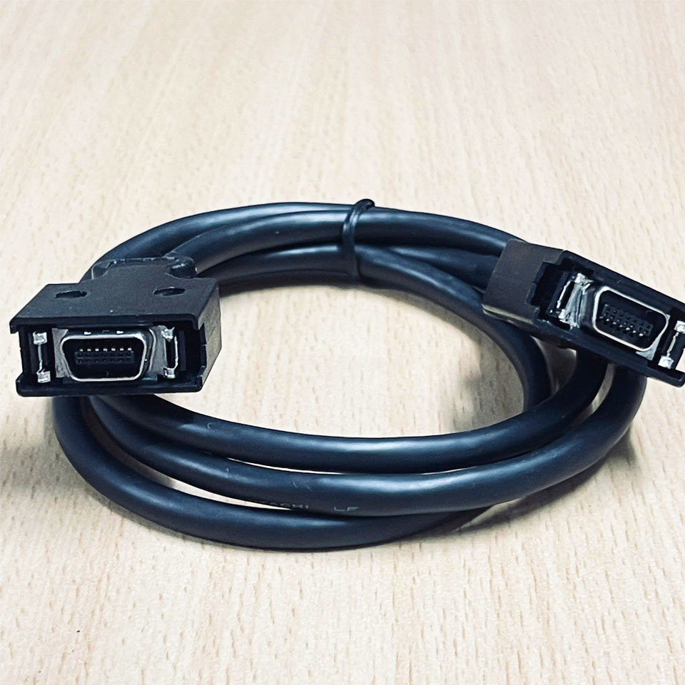 Cáp Kết Nối Cable SCSI MDR 14 Pin Male to Male Dài 1M Connect Thân Kính Hiển Vi Đo Lường Nikon Measuring Microscope Đến Bộ Hiển Thị Số Digital Readout - DRO