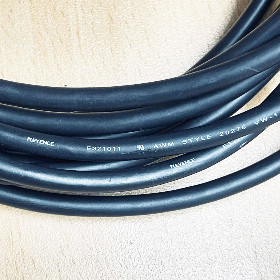 Cáp Kết Nối GL-RP5PM KEYENCE Dài 5M Cable Connector GL-R Main Unit Plug M14 12-Pins to 11 Core Open End