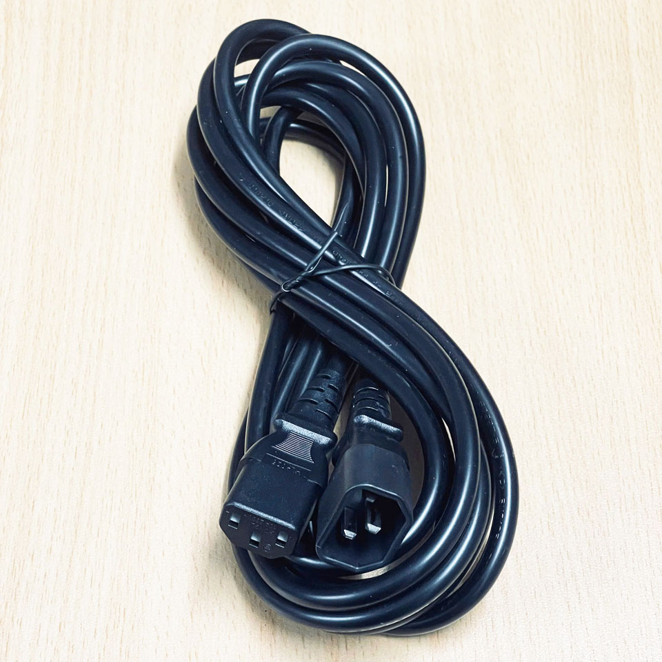 Dây Nguồn HONGLIN HL-005 HL006 AC Power Cord IEC-320 C13 to C14 10A 250V 18AWG 3x1.0mm² Dài 4M Cable For Rack PDU UPS APC witch Server, Network Switch
