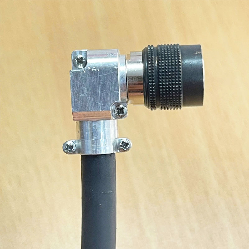 Cáp FA_14391611 EKRK 134123/LVDS Camera Right Angle Hirose HR10A-10P-12P(73) 12 Pin Female to RJ45 Male Dài 6M For Industrial Camera Cable