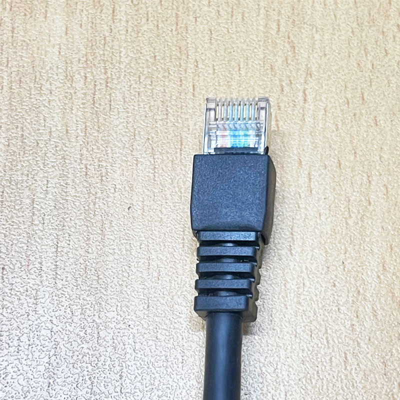 Cáp Điều Khiển DK-G-XC-M12EN-M8SR-10M-N Dài 10M Cable M12 X-Code 8 Pin Male to RJ45 CAT5E Shielded For Cognex Industrial Camera