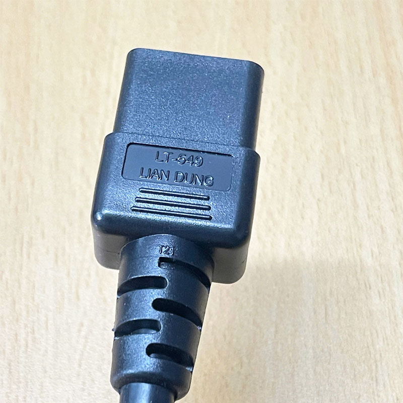 Dây nguồn NEMA 5-15P To C19 LIAN DUNG LT-549 E121791 15A 125V 3x2.08mm Power Cord Dài 2M