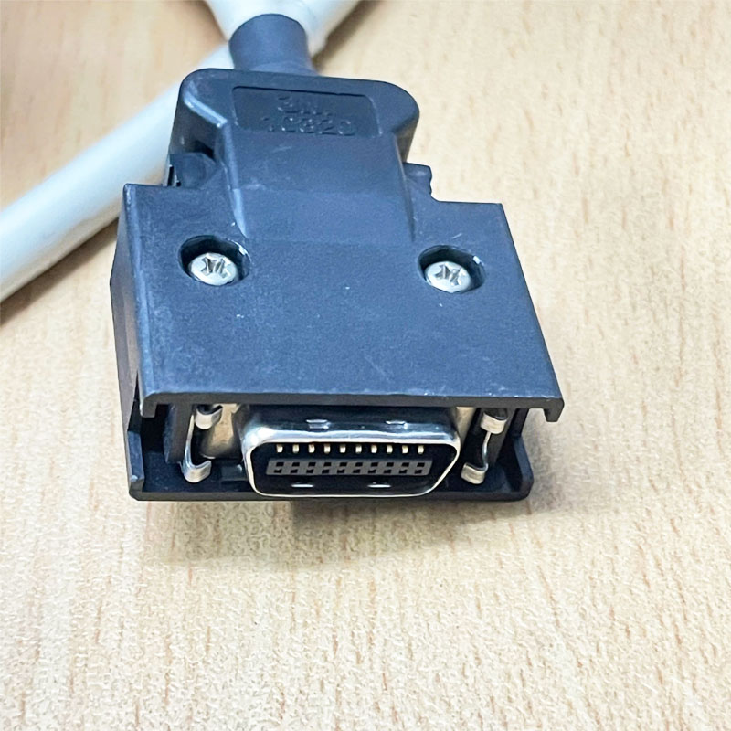 Cáp Servo MR-J3CDL0.5M Lot.1.05 MDR 20 pin 10320 3M Male to MDR 20 Pin Honda Female Dài 0.5M