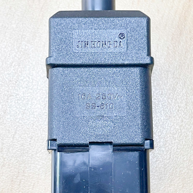 Đầu nối nguồn IEC320 C20 JIN HONG DA 16A 250V SS-810 IEC 320 C20 Male Plug Power Cable AC Power Connector 16A 250V