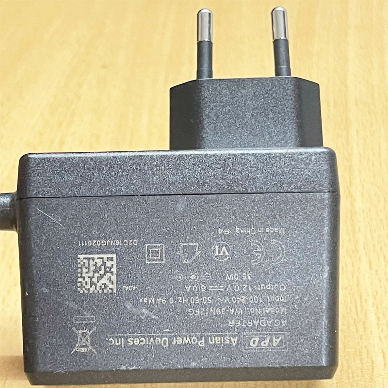 Adapter APD 12V 3A 36W W-36N12FG Connector Size 5.5mm x 2.1mm