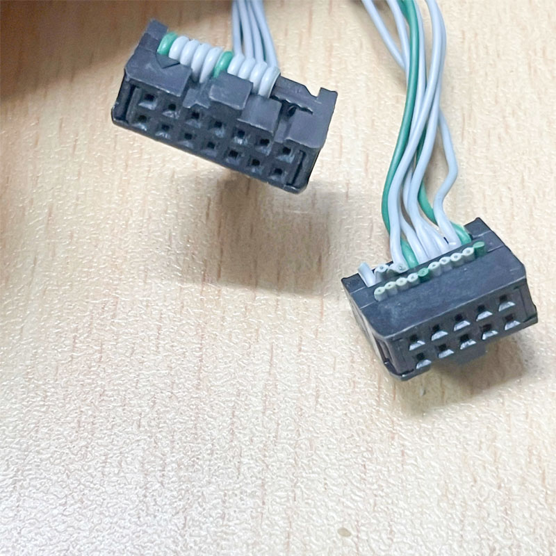 Cáp Bẹ Nhiều Màu Series PLC I/O Cable IDC 64 Pin 2.54mm to Y Splitter IDC Flat Ribbon 40 Pin + 2 IDC Flat Ribbon 10 Pin Length 0.7M