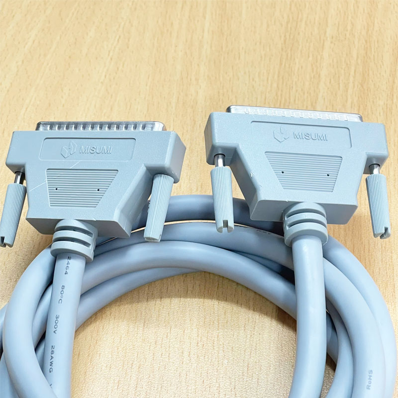 Cáp Kết Nối MISUMI D-Sub DB37 37 Pin Male to Male E119932 AWM 2464 LL84201 CSA COPARTNER Cable Dài 2M