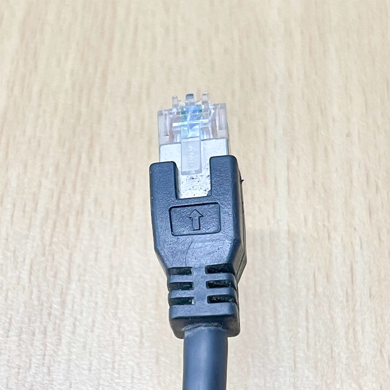 Cáp M12EN-M8SR-5M D202009 Dài 5M M12 A-Code 8 Pin Male to RJ45 Ethernet Cable For Cognex Industrial Barcode Camera Reader Hàng Original Theo Thiết Bị