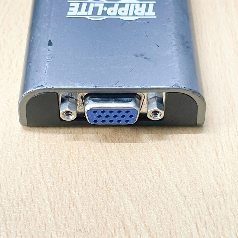 Bộ Chuyển Đổi USB 2.0 to VGA Adapter U244-001-VGA-R  Tripp Lite series USB 2.0 to VGA Dual-Monitor Adapter, 128 MB SDRAM, 1920 x 1080 (1080p) @ 60 Hz Hàng Original Theo Thiết Bị Đã Qua Sử Dụng